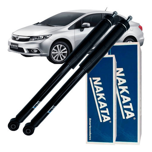 Par Amortecedor Traseiro New Civic G9 2012 Até 2016 Original Nakata em Oferta na Shopee