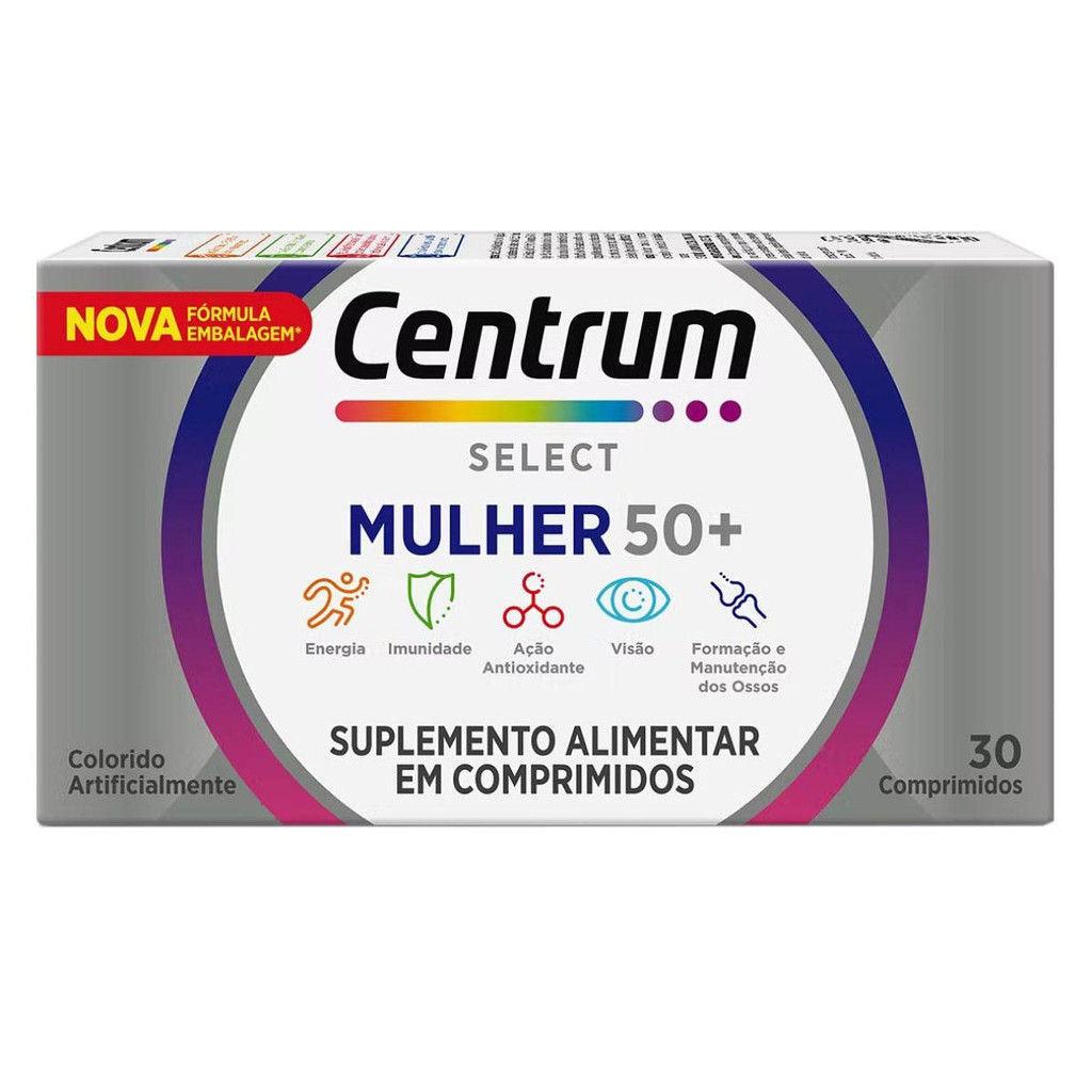 Centrum Select 50+ Mulher Original Com Luteína e Licopeno