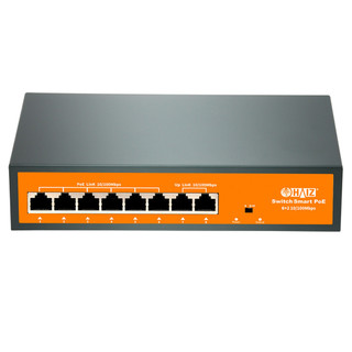 Switch POE Haiz 6 Portas POE Ativas 2 Uplink 10/100Mbps em Oferta na Shopee