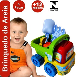 Kit Brinquedo Areia Caminhão Com Acessório Para Praia ou Parque em Oferta na Shopee