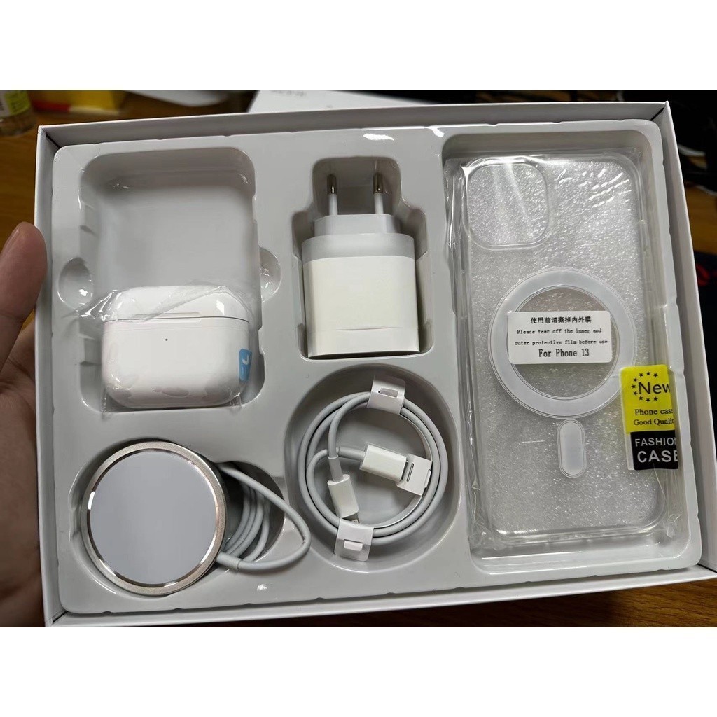 Apple IP 5 em 1 conjunto cinco peças MagSafe/caixa do telefone celular/cabo de dados/AirPo...