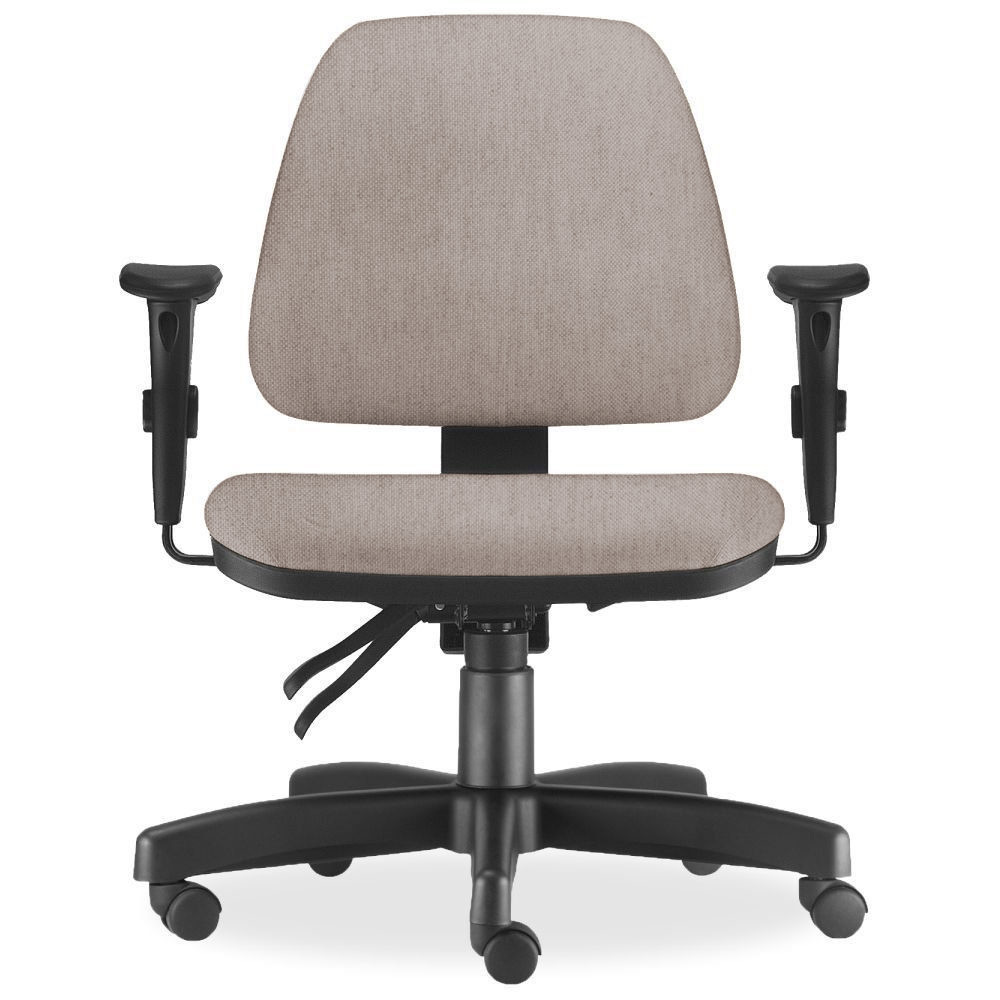 Cadeira de Escritório Giratória Executiva Ergonômica Sky L02 Linho Bege - Lyam Decor