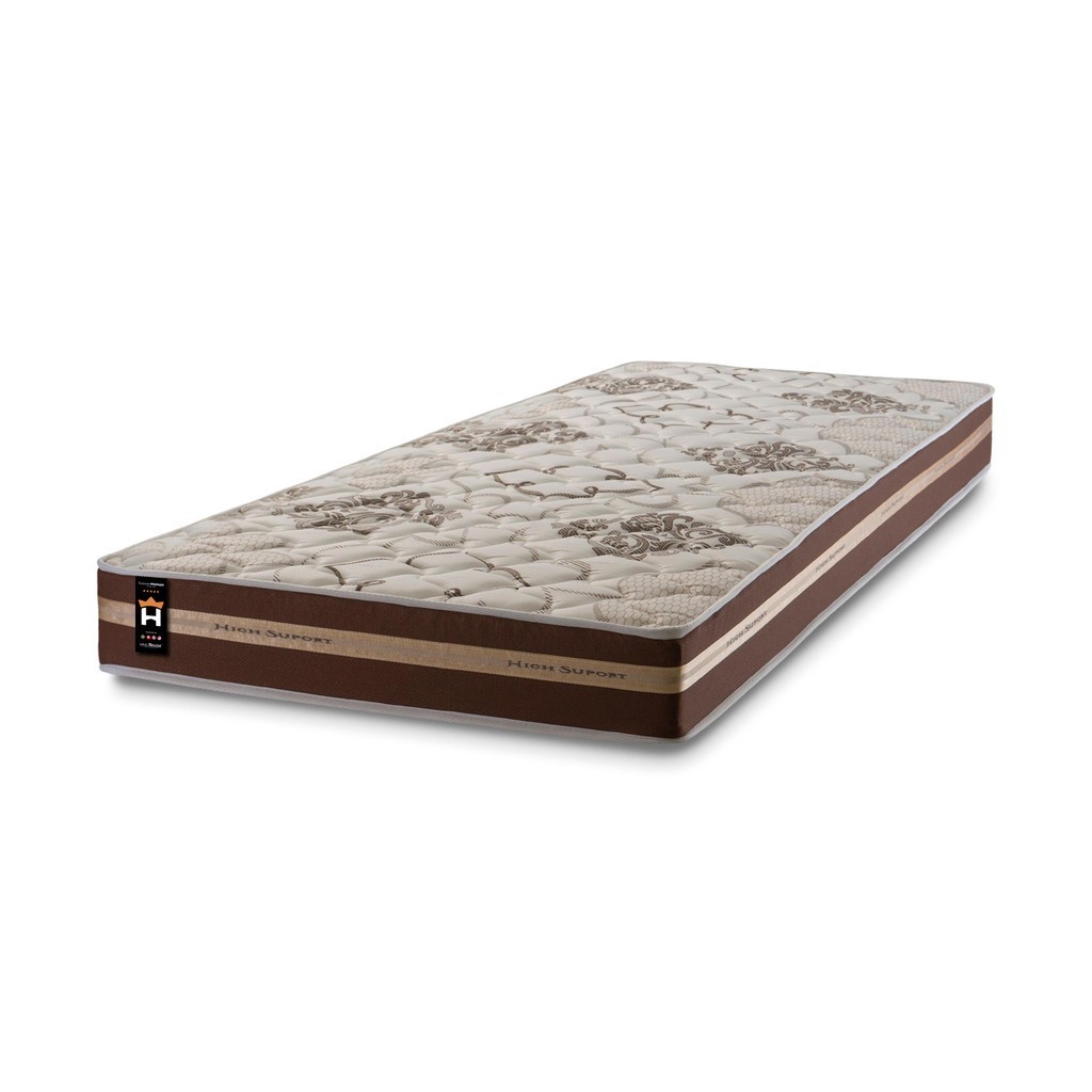 Colchão Espuma D33 Chicago Solteiro 88x188x19 Marrom em Oferta na Shopee