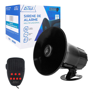 Sirene De Alarme Megafone 7 Tons Carro Moto Escola 120db 12v em Oferta na Shopee