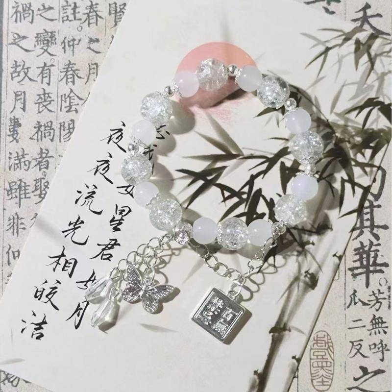 2 Estilos Tian Guan Ci Fu Xie Lian Hua Cheng Pulseira De Cristal Oficial Da Bênção Do Céu Pulseiras Para Meninas Jóias Ornamentos Casal Amigo Presente Dia Das Crianças