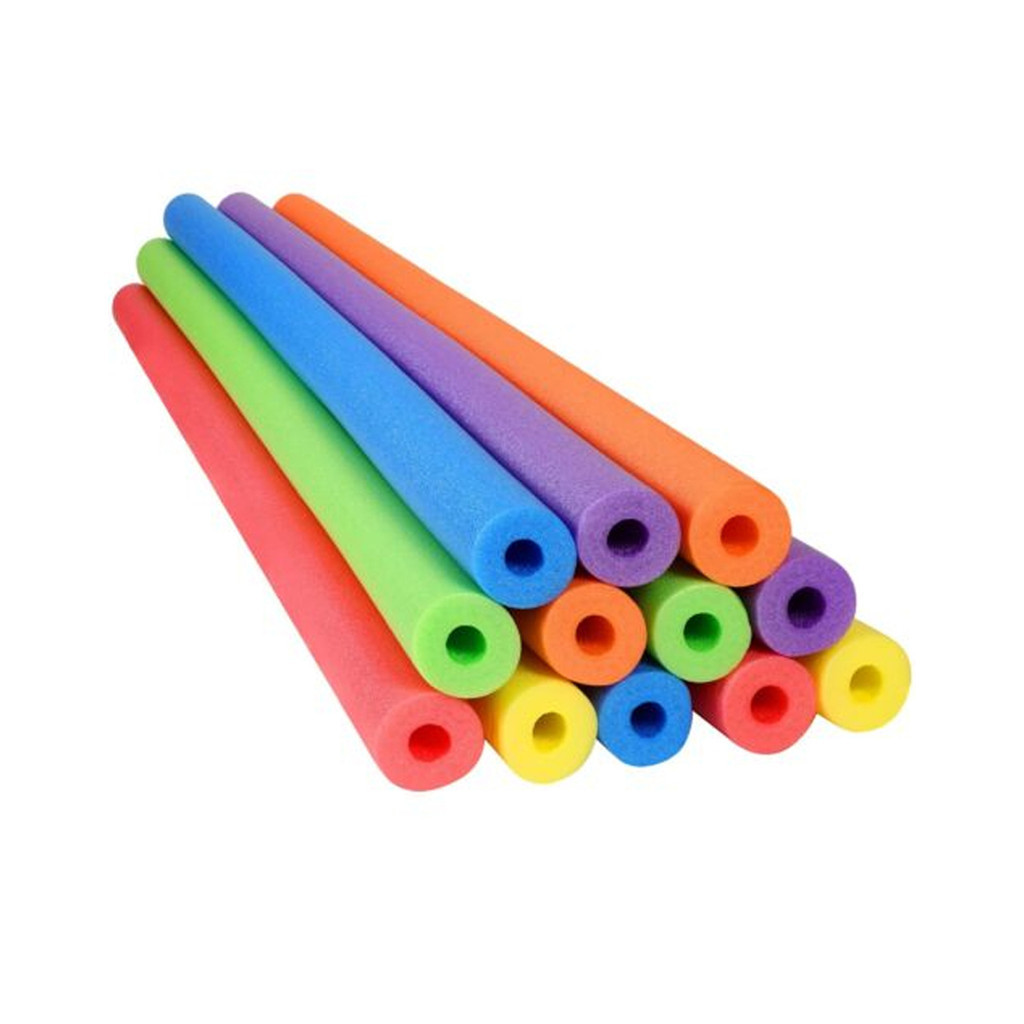 Kit 4 Boias Flutuador Espaguete Com Furo P/ Natação Piscina