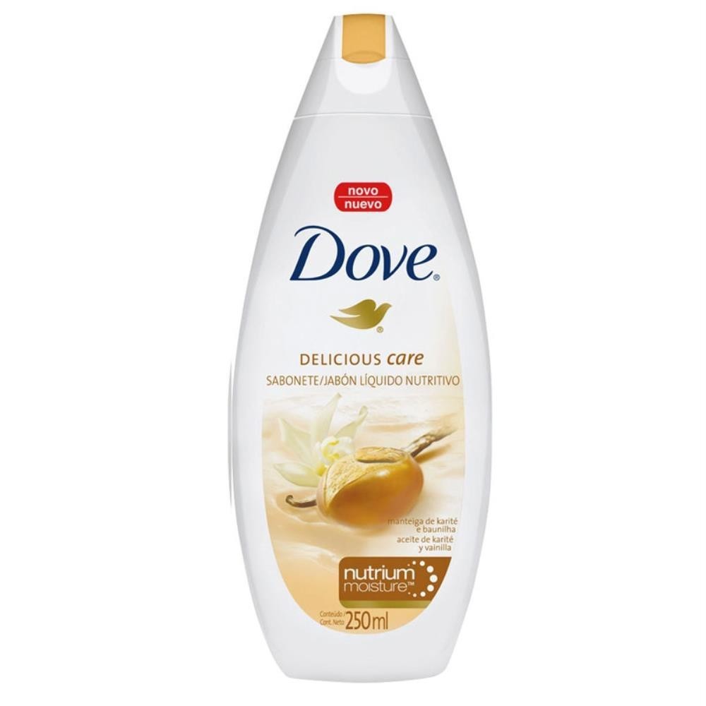 DOVE SABONETE LÍQUIDO KARITÉ E BAUNILHA CORPORAL COM 250ML em Oferta na Shopee