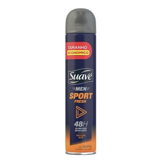SUAVE MEN DESODORANTE AEROSSOL SPORT FRESH COM 200ML em Oferta na Shopee
