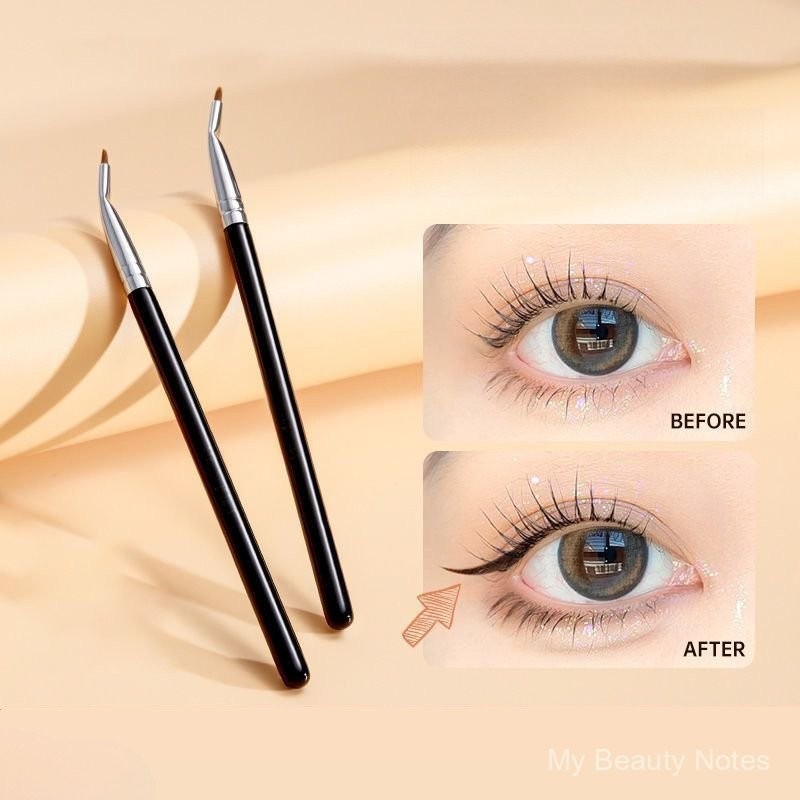 Eyeliner Brush Eyeliner Brush Elbow Precision Does Not Cover the Line of Sight Corner Eyeliner Brush Precise Soft Bristles Washable XMYC