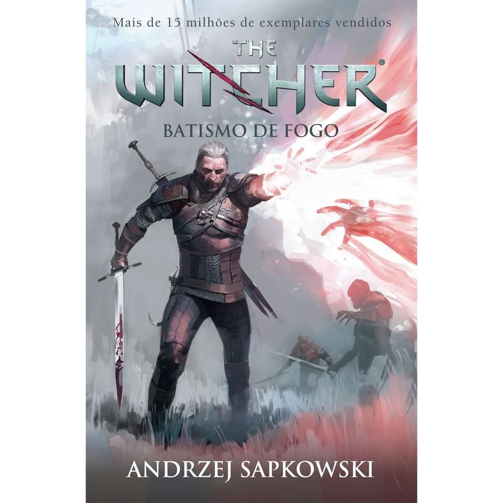 Batismo de fogo - The Witcher - A saga do bruxo Geralt de Rívia (Capa game)