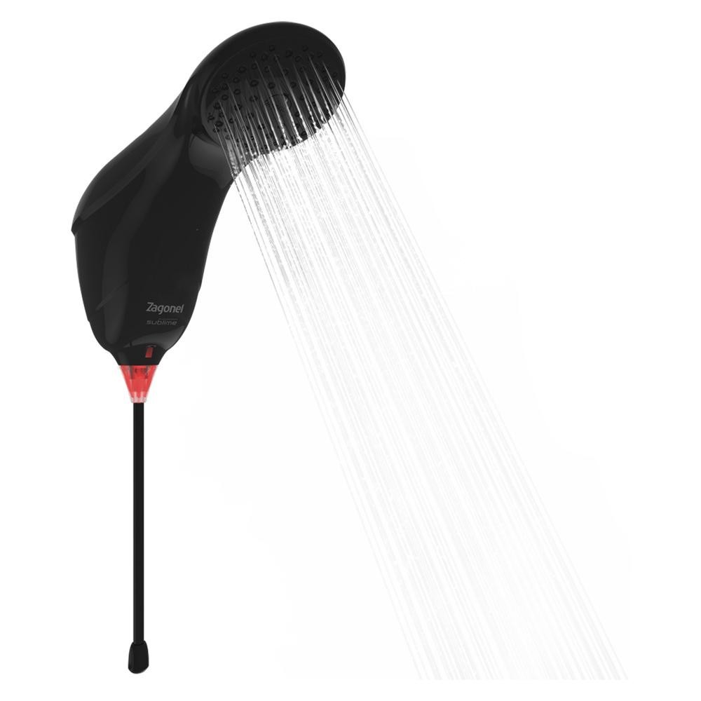 Chuveiro Zagonel Sublime Eletrônica 7.500w Preta - 220v - Home & Living