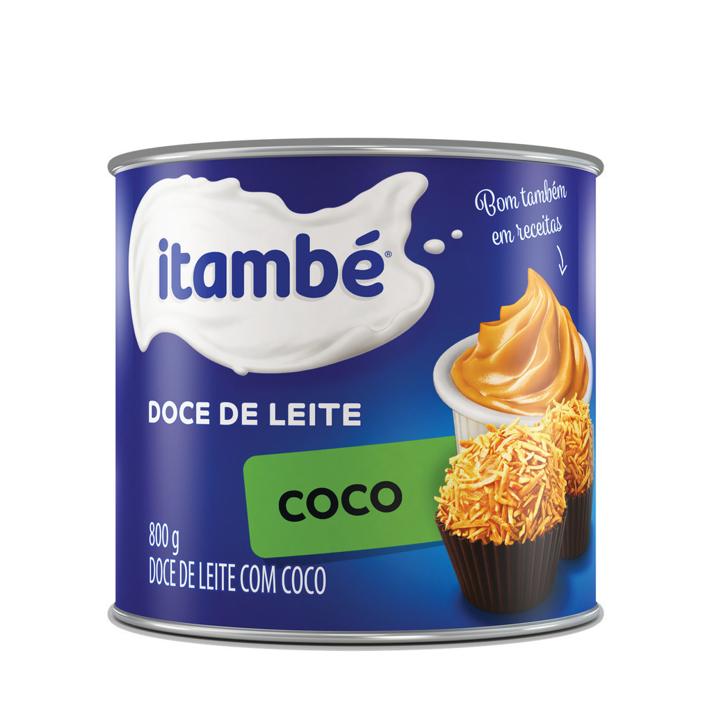 DOCE DE LEITE COM COCO LATA 800G ITAMBE
