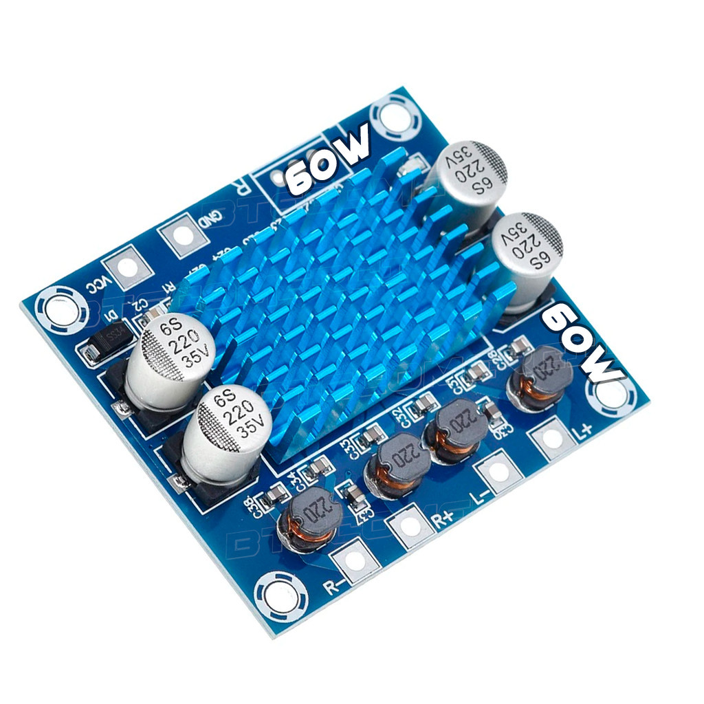 Placa Amplificadora Modulo 60w 2.0 Tpa3110 30x30 Estéreo em Oferta na Shopee