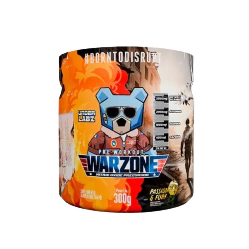 Pré Treino Warzone 300g Under Labz