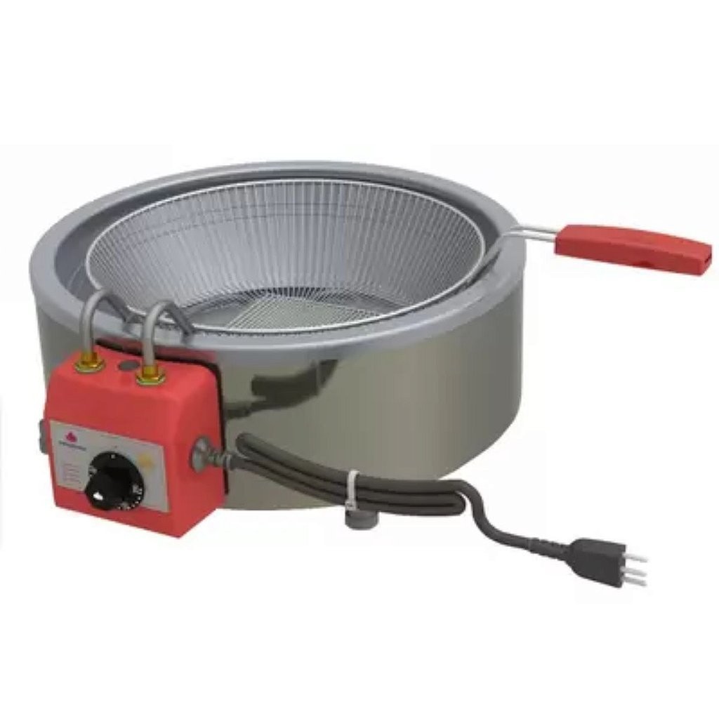 Fritadeira Elétrica 7 Litros Tacho de Fritura Industrial127v Progás