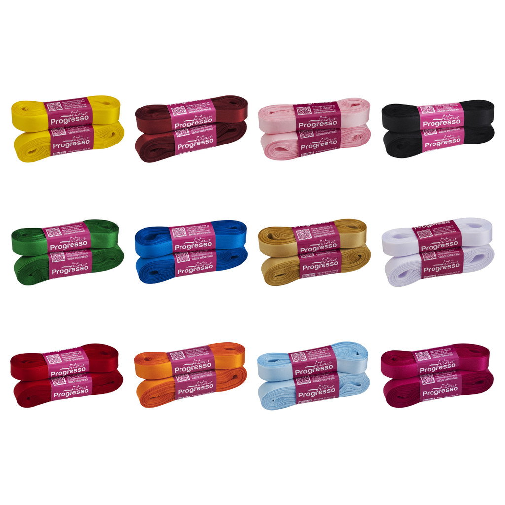 Fitas de Cetim Simples 15mmx10m Decoração Lembrancinha Presente Laço Progresso em Oferta na Shopee