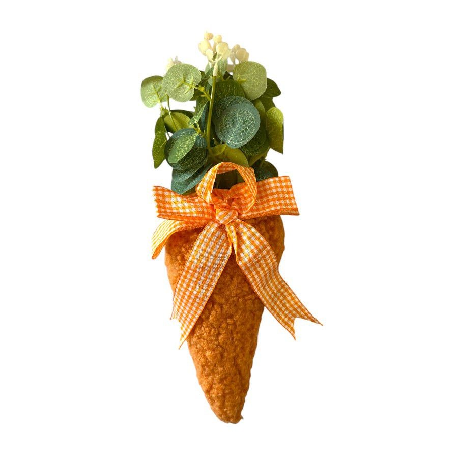 Enfeite Decorativo de Páscoa - Cenoura com Laço - 31cm - 1 unidade - Cromus  - Rizzo em Oferta na Shopee