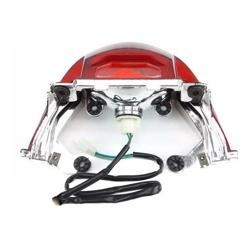 Lanterna Traseira Shineray Jet 50 2014 Com Chicote E Lampada — imagem 2 de 2