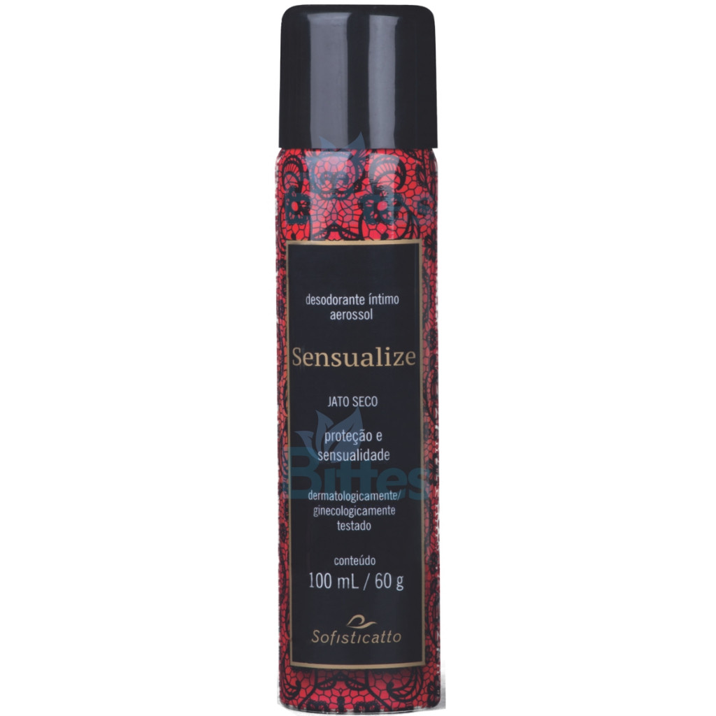 DESODORANTE ÍNTIMO SENSUALIZE SOFISTICATTO COSMÉTICOS JATO SECO