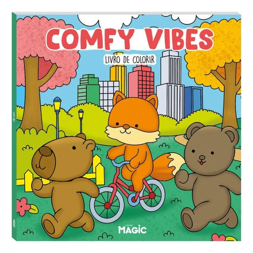 Livro para Colorir Comfy Vibes Magic - 1 Unidade em Oferta na Shopee