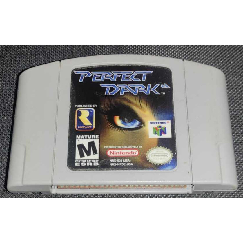 Jogo Perfect Dark  N64, Nintendo 64 Original, Game, Fita, Cartucho.