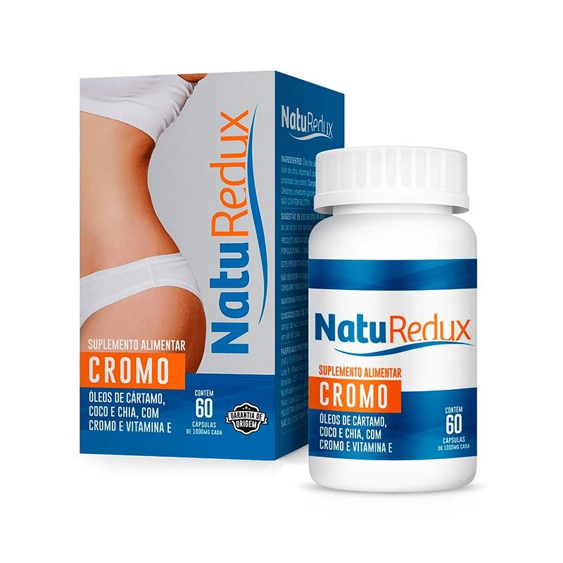 Suplemento Alimentar Naturedux Cromo 60 Cápsulas em Oferta na Shopee