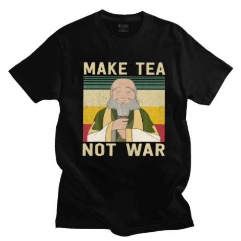 Camiseta Basica Unissex Avatar A Lenda De Aang Iron Make Tea Nor WarMAYC