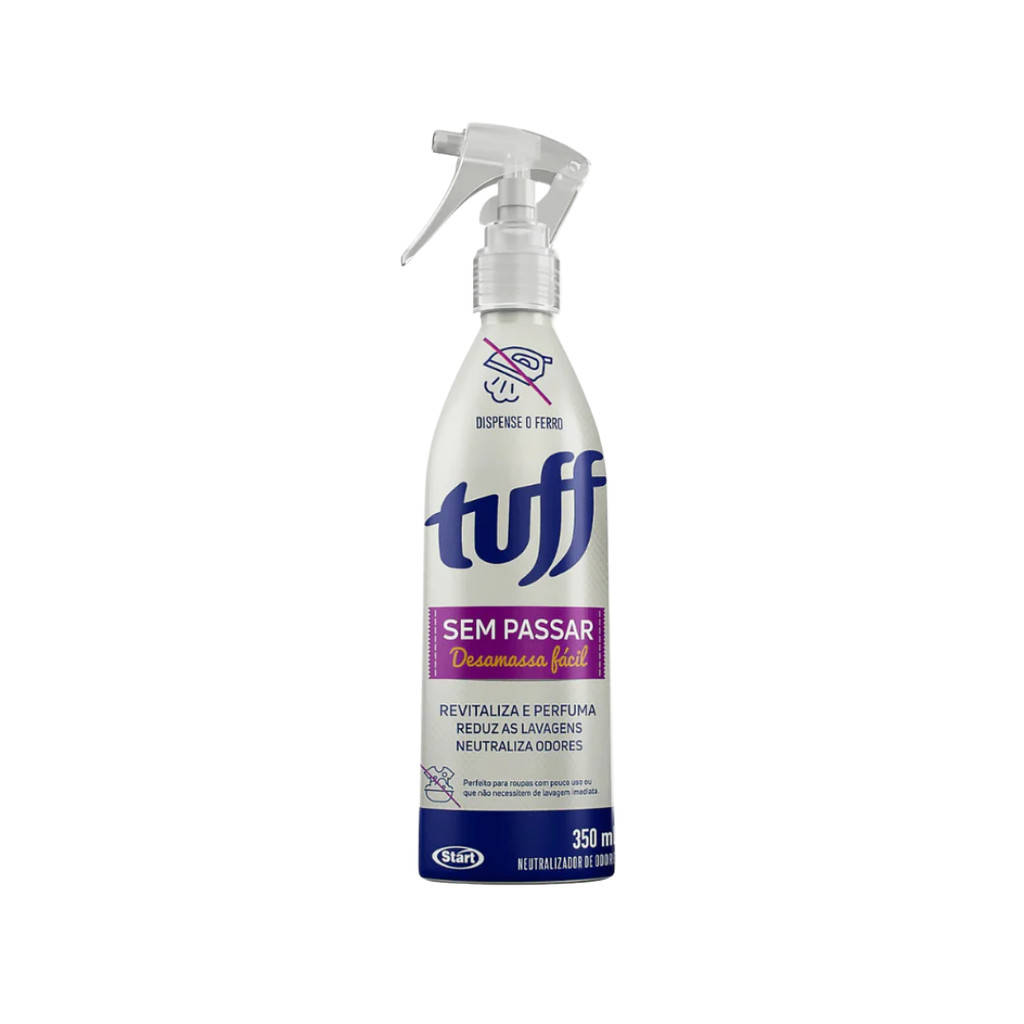 Desamassa Fácil Tuff Sem Passar Neutralizador De Odores Spray 350ml em Oferta na Shopee