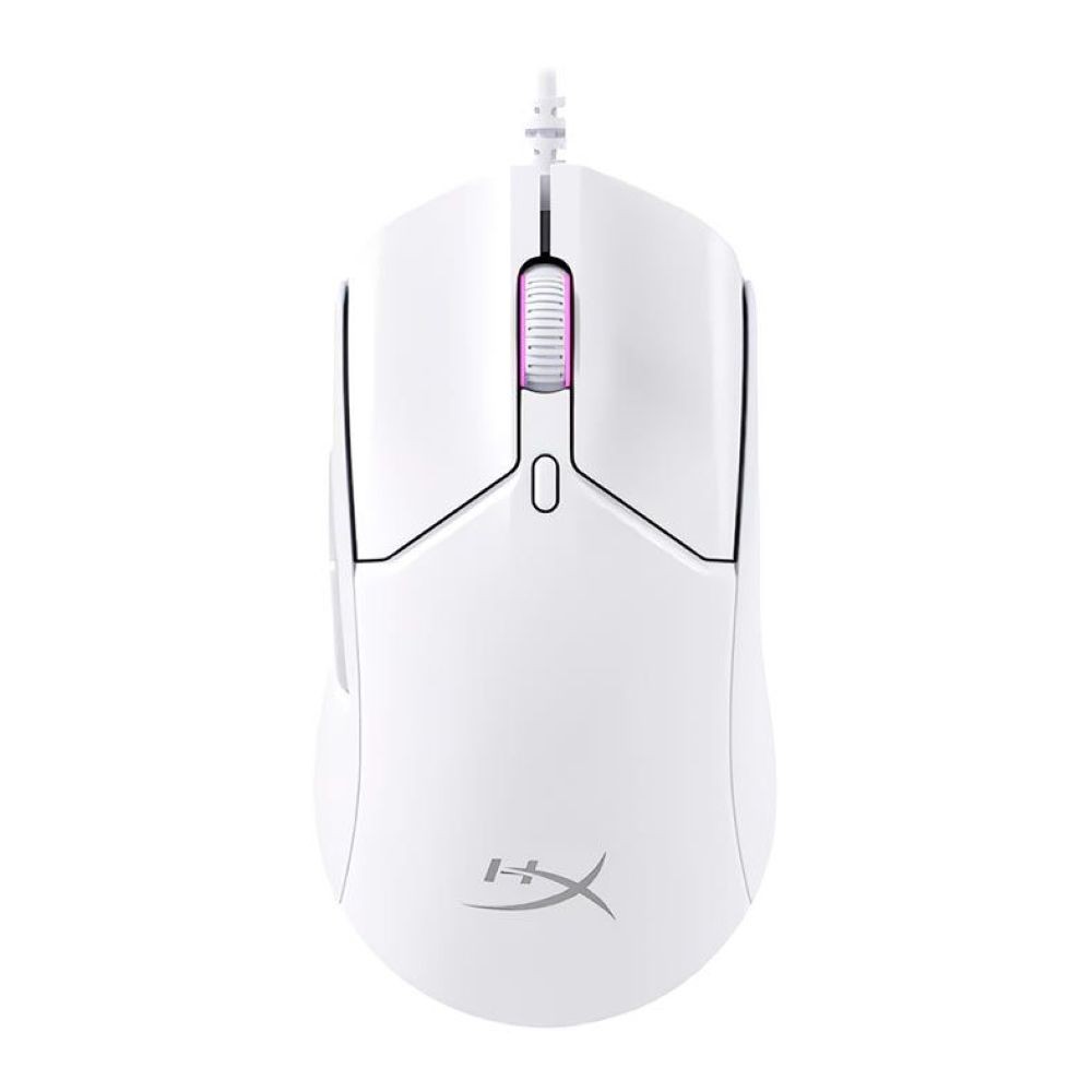 Mouse Gamer HyperX Pulsefire Haste 2 - 26000 DPI - 8000Hz - RGB - Branco - 6N0A8AA
