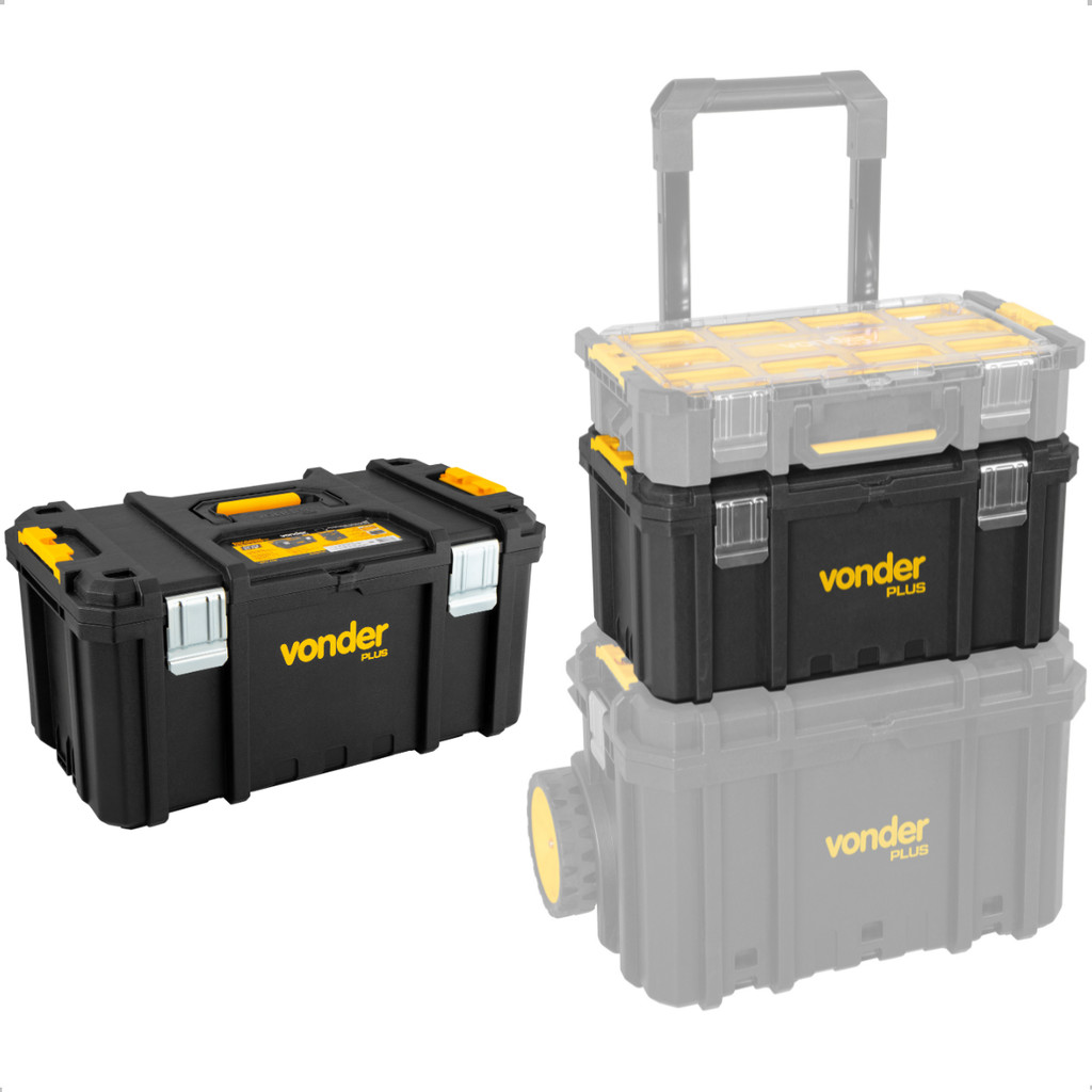 Caixa de Ferramentas Plástica CPV700 Vonder Plus em Oferta na Shopee