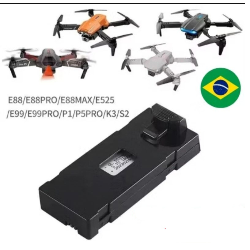 Bateria Para Drone E88 E88PRO E525 E99 E99PRO Eachine envio rápido promoção de 7 dias loja nova em Oferta na Shopee