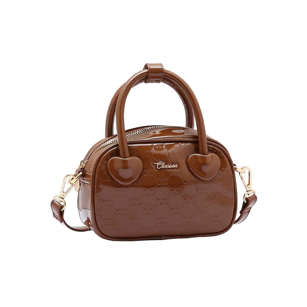 Bolsa Feminina Chenson Original Mini Logo Verniz Mão 3485039