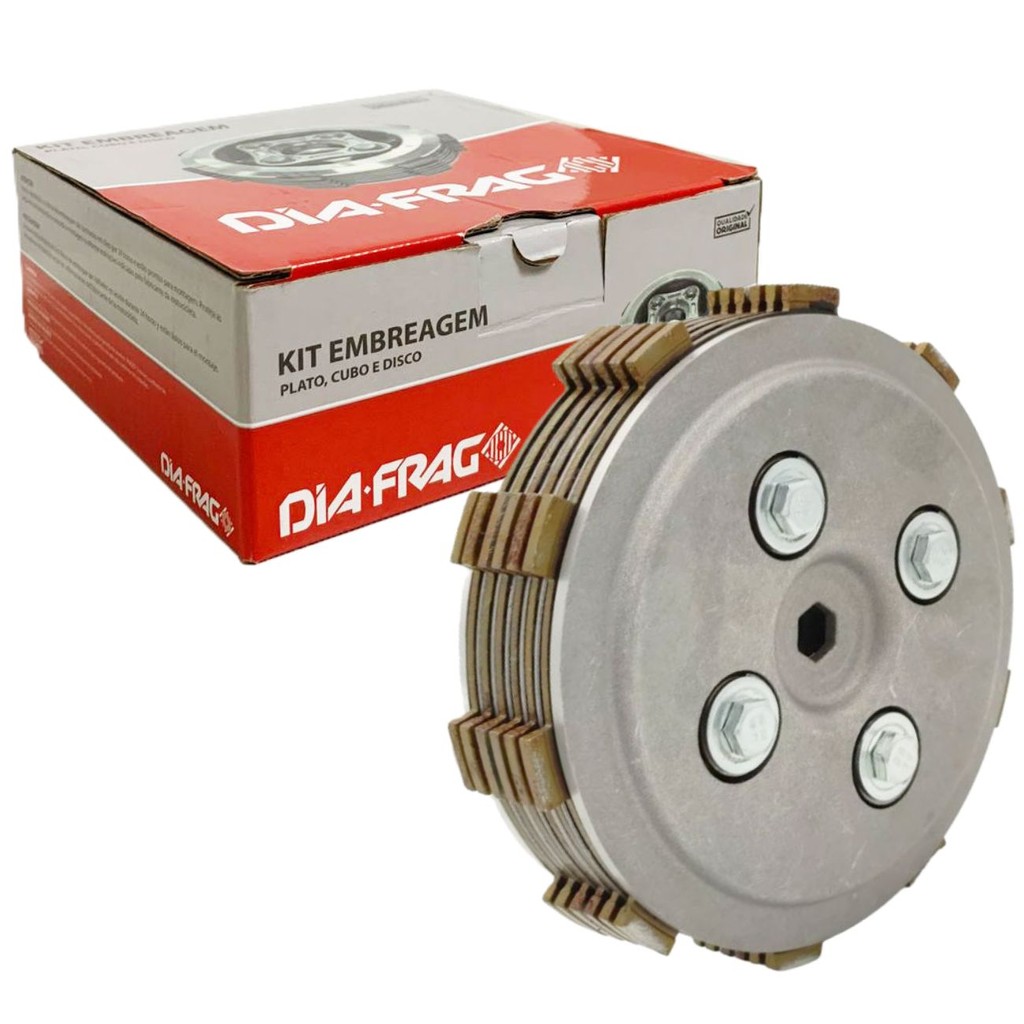 Kit Embreagem Fz25 250 / Lander 250 / Fazer 250 / Teneré 250 Diafrag em Oferta na Shopee