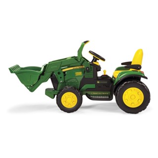 Mini Trator Infantil Eletrico Peg Pérego John Deere Ground Loader 12v Verde e Amarelo em Oferta na Shopee