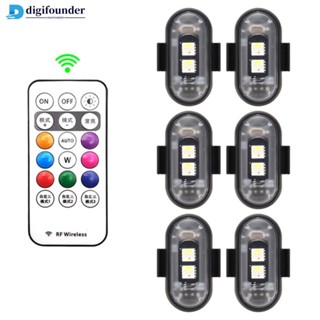 Codefgf-Universal Motocicleta RGB LED Luzes Estroboscópicas Com Controlador Luz De Sinal Flash Posição Sem Fio De Advert em Oferta na Shopee