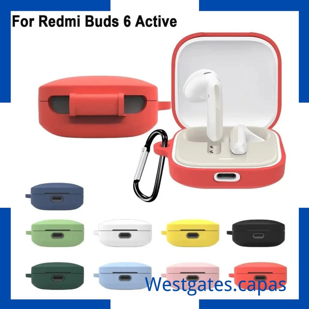 Capa Protetora paraFone de ouvido sem fio capa de silicone para xiaomi Redmi bud