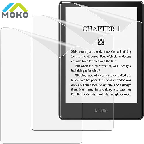 MoKo 3-Pack Protetor De Tela Para Papel Kindle Paperwhite 2021 6.8 " Lançamento 11a Geração E Signature Edition , Filme PET Perfeito Anti-Reflexo Matte De Cobertura Total