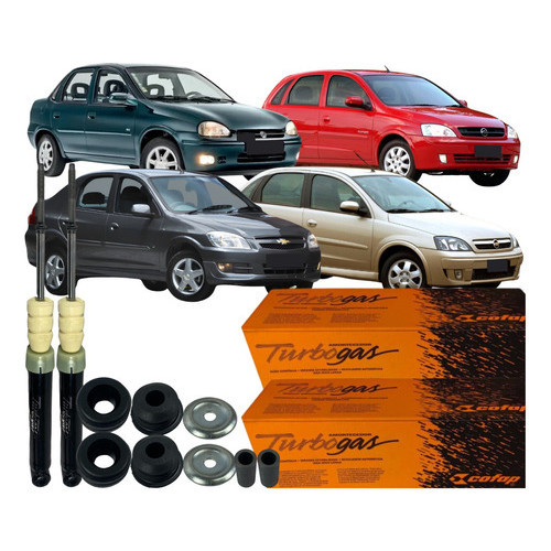 Par Amortecedor Traseiro Cofap Prisma Corsa Celta 1.0 1.4