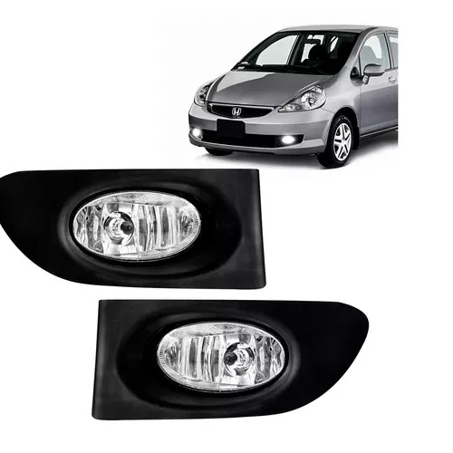 Farol de Milha Auxiliar Fit Com Moldura 2003 2004 2005 2006