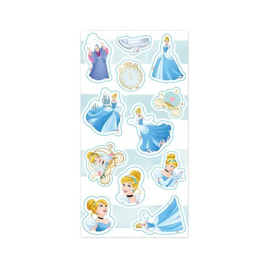 Cartela Adesiva - Cinderella - 12 unidades - Regina - Rizzo