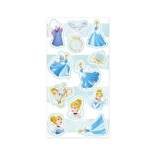 Cartela Adesiva - Cinderella - 12 unidades - Regina - Rizzo em Oferta na Shopee