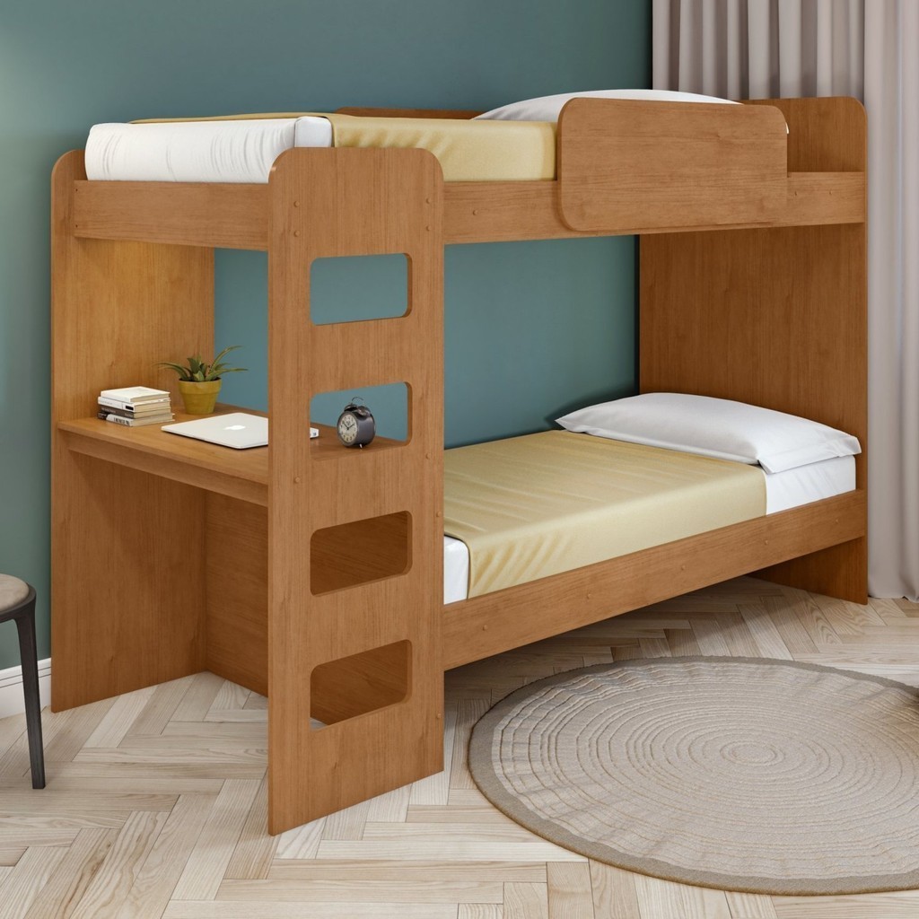 Beliche Solteiro Cantos Arredondados com Led Olga Amêndoa Clean em Oferta na Shopee