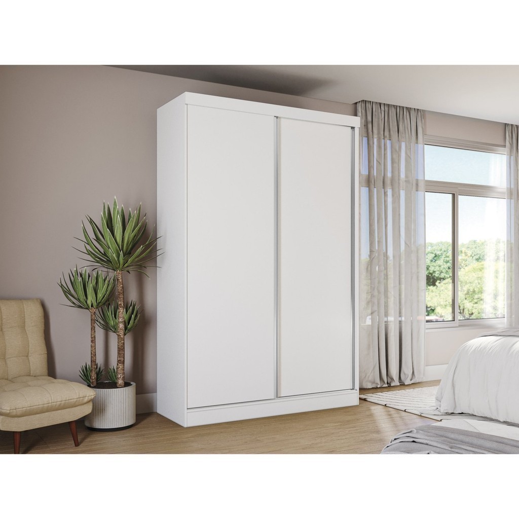 Guarda-roupa 2 Portas de Correr 2 Gavetas - Home & Living