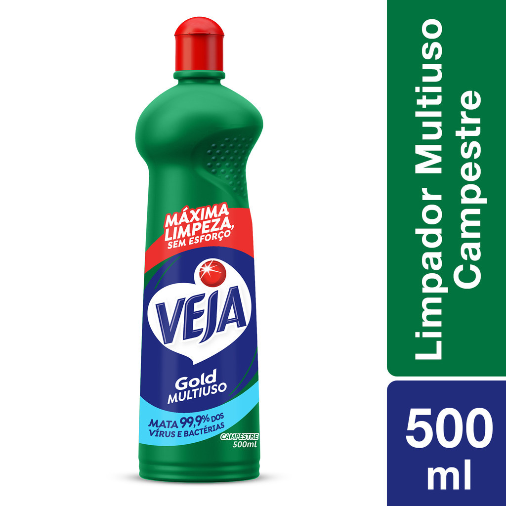 Limpador Multiuso Veja Gold Campestre 500ml - Home & Living