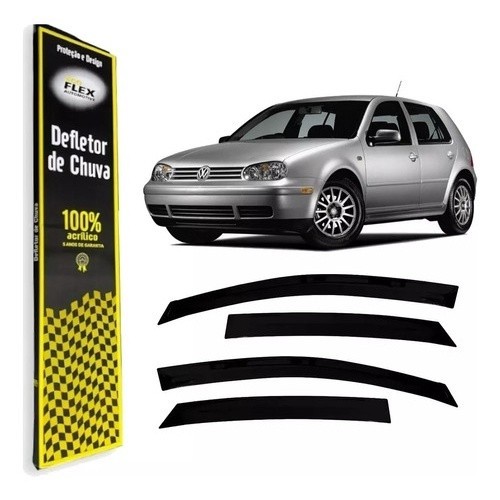Defletor Calha de Chuva Golf 1998 a 2014 4 Portas em Oferta na Shopee