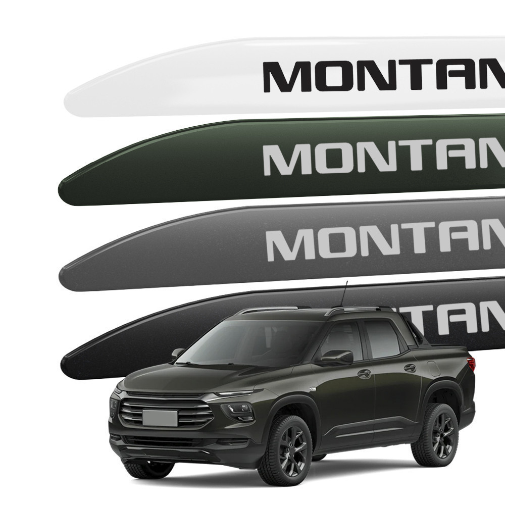 Friso Lateral Montana 2023 a 2024 Ponta Facao Cor Original e com Grafia Modelo Universal Compatível
