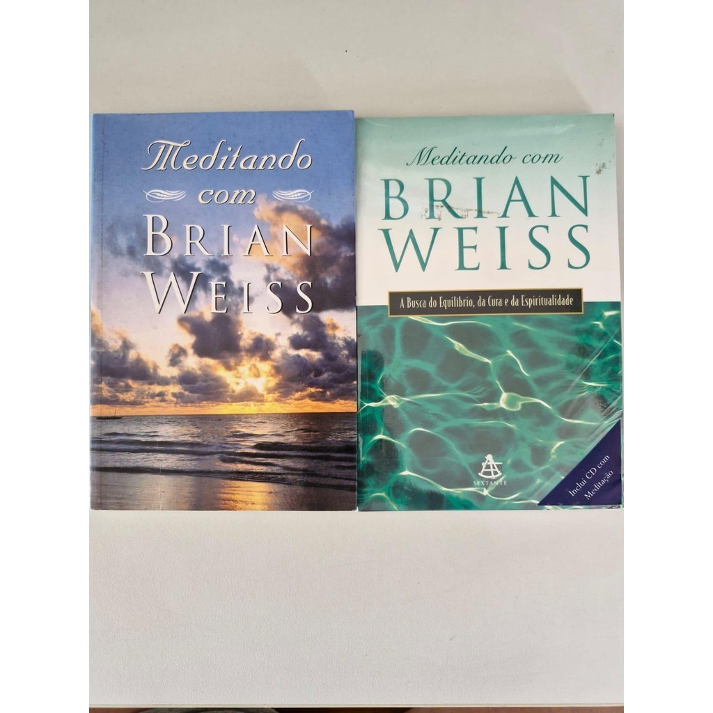 LIVRO, KIT(2), BRIAN WEISS, 1 MEDITANDO COM BRIAN WEISS, 2 A BUSCA DO EQUILÍBRIO DA CURA E DA ESPIRITUALIDADE