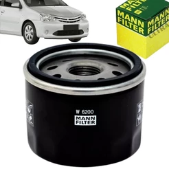 Filtro Óleo Lubrificante Toyota Etios 1.3 16V Flex 2012 a 2016 (W6200)