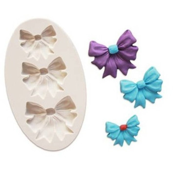 MOLDE DE SILICONE LAÇOS PARA CONFEITARIA / CHOCOLATE / ARTESANATO