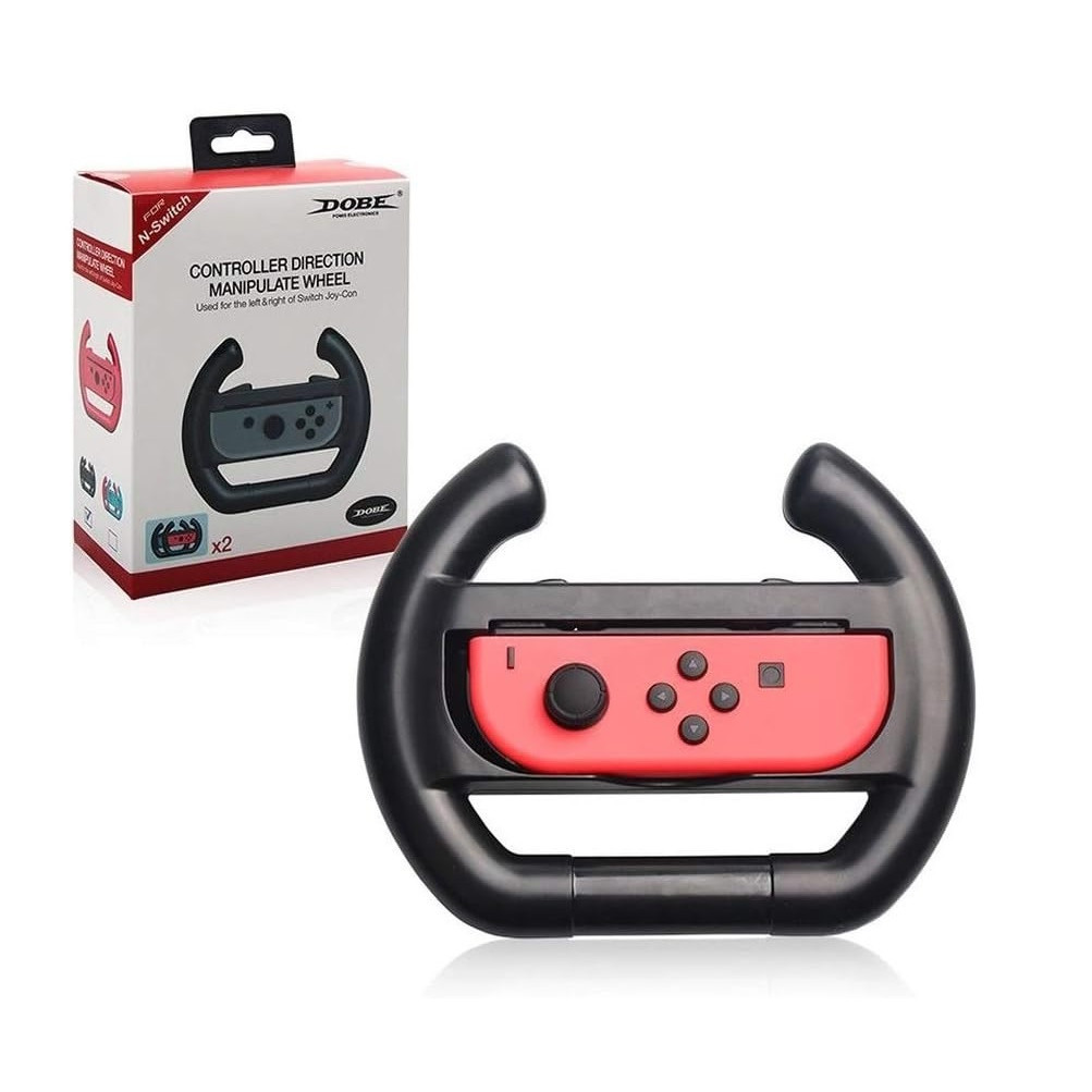 Par Volante Compatível Nintendo Switch Joy-con Dobe Tns-852
